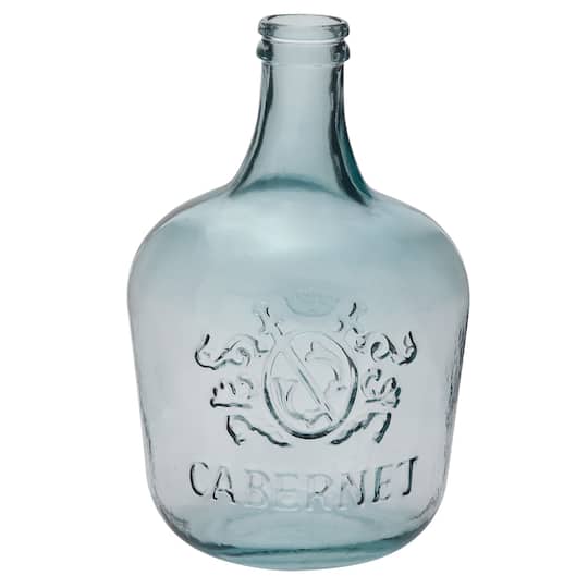 17" Clear Glass Cabernet Vase
